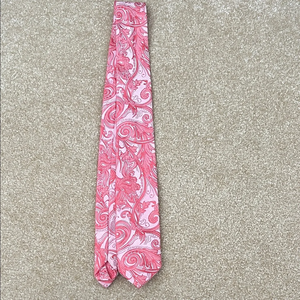 Elegant Pink Paisley Childs Tie